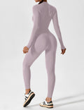 WOMEN'S FITTED ZIP UP LONG SLEEVE JUMPSUIT SET - Zarino Newstyle