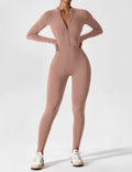 WOMEN'S FITTED ZIP UP LONG SLEEVE JUMPSUIT SET - Zarino Newstyle