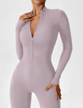 WOMEN'S FITTED ZIP UP LONG SLEEVE JUMPSUIT SET - Zarino Newstyle