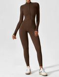 WOMEN'S FITTED ZIP UP LONG SLEEVE JUMPSUIT SET - Zarino Newstyle