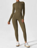 WOMEN'S FITTED ZIP UP LONG SLEEVE JUMPSUIT SET - Zarino Newstyle