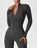 WOMEN'S FITTED ZIP UP LONG SLEEVE JUMPSUIT SET - Zarino Newstyle