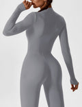 WOMEN'S FITTED ZIP UP LONG SLEEVE JUMPSUIT SET - Zarino Newstyle