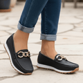 WOMEN'S FLAT WEDGE BUCKLE SUMMER LOAFERS - Zarino Newstyle