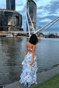 WOMEN'S FLORAL CUT OUT SUMMER MAXI DRESS - Zarino Newstyle