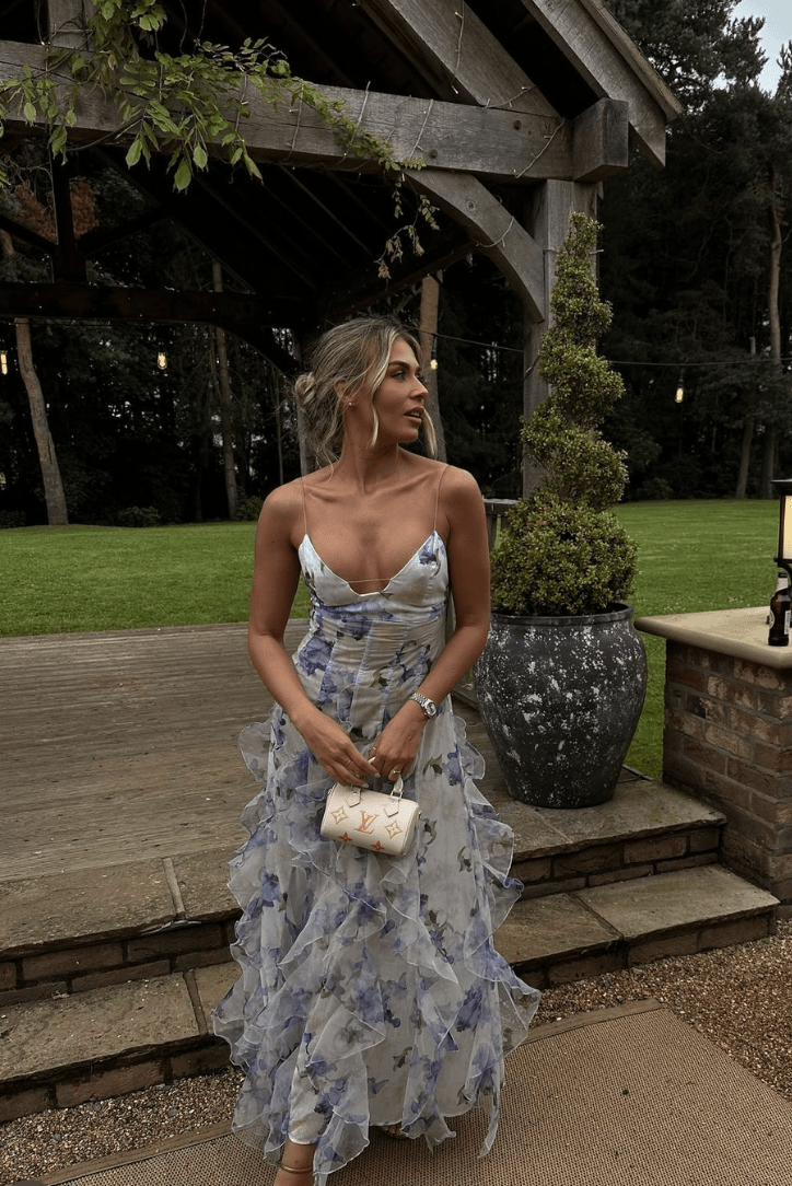 WOMEN'S FLORAL CUT OUT SUMMER MAXI DRESS - Zarino Newstyle