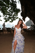WOMEN'S FLORAL CUT OUT SUMMER MAXI DRESS - Zarino Newstyle