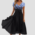 WOMEN'S FLORAL EMBROIDERED MAXI DRESS - Zarino Newstyle