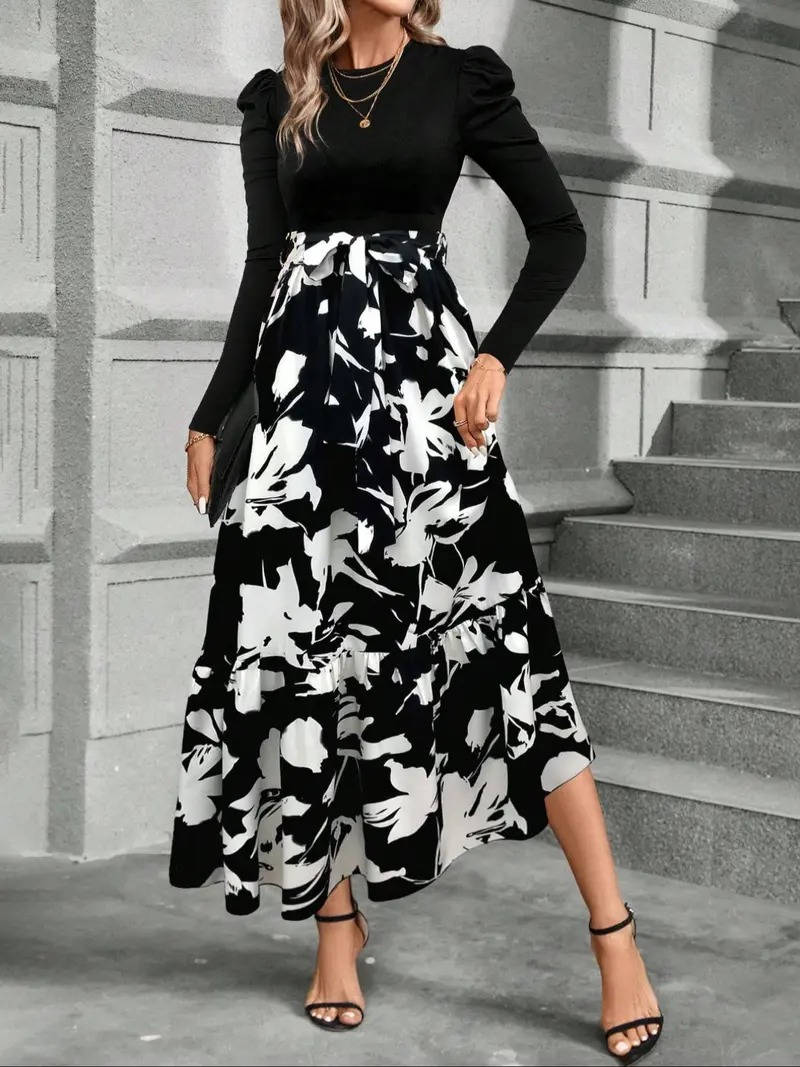 WOMEN'S FLORAL MAXI DRESS - Zarino Newstyle
