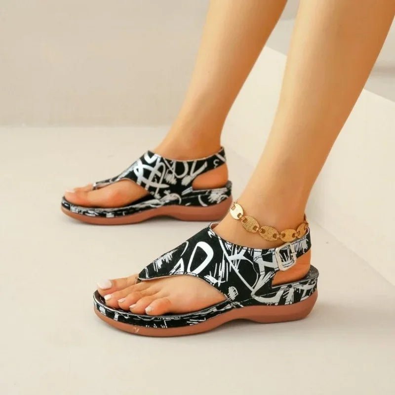 WOMEN'S FLORAL ORTHOPEDIC SANDALS - Zarino Newstyle