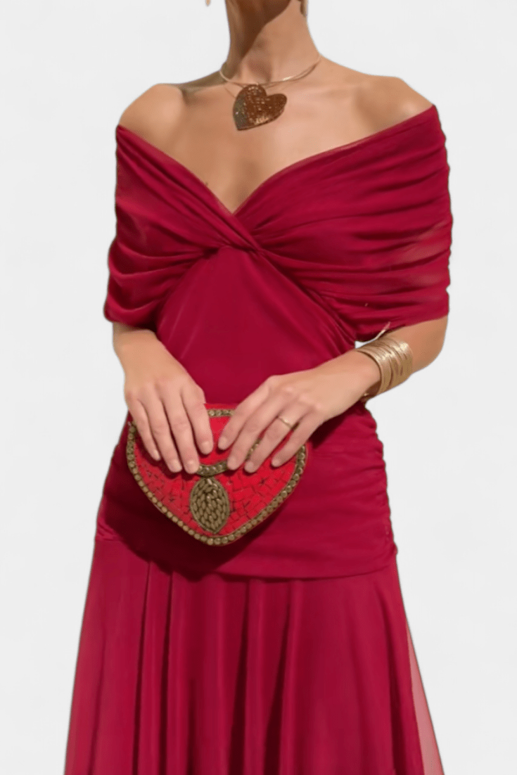 WOMEN'S FLORAL PRINT PLEATED WAIST MIDI DRESS ELEGANT - Zarino Newstyle