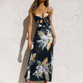 WOMEN'S FLORAL PRINT SUMMER MAXI DRESS - Zarino Newstyle