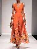 WOMEN'S FLORAL PRINT SUMMER WEDDING GUEST DRESS - Zarino Newstyle