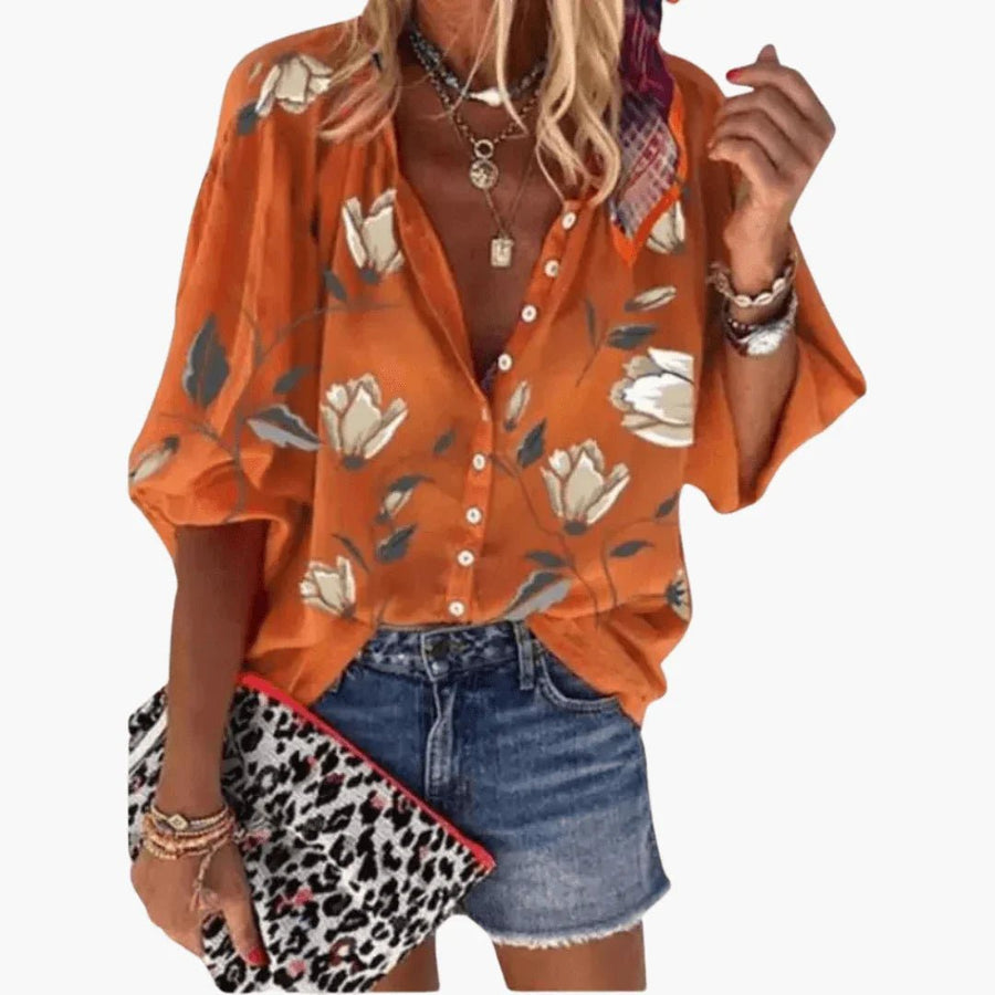 WOMEN'S FLORAL SUMMER BLOUSE - Zarino Newstyle