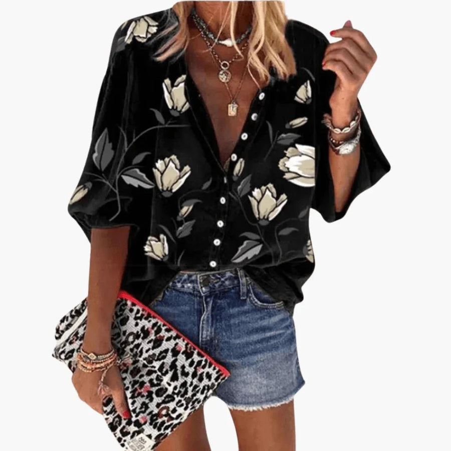 WOMEN'S FLORAL SUMMER BLOUSE - Zarino Newstyle