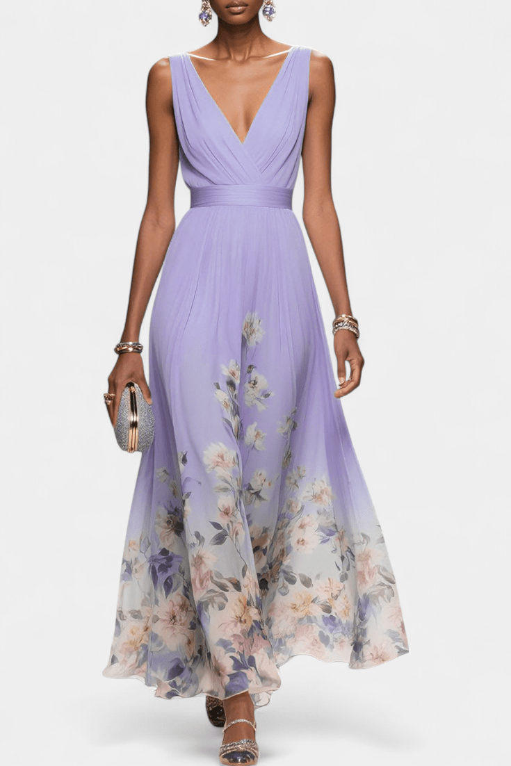 WOMEN'S FLORAL SUMMER MAXI DRESS - Zarino Newstyle