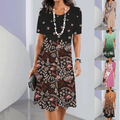 WOMEN'S FLORAL SUMMER MIDI DRESS - Zarino Newstyle