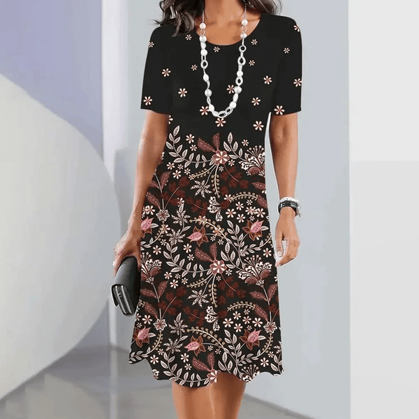 WOMEN'S FLORAL SUMMER MIDI DRESS - Zarino Newstyle