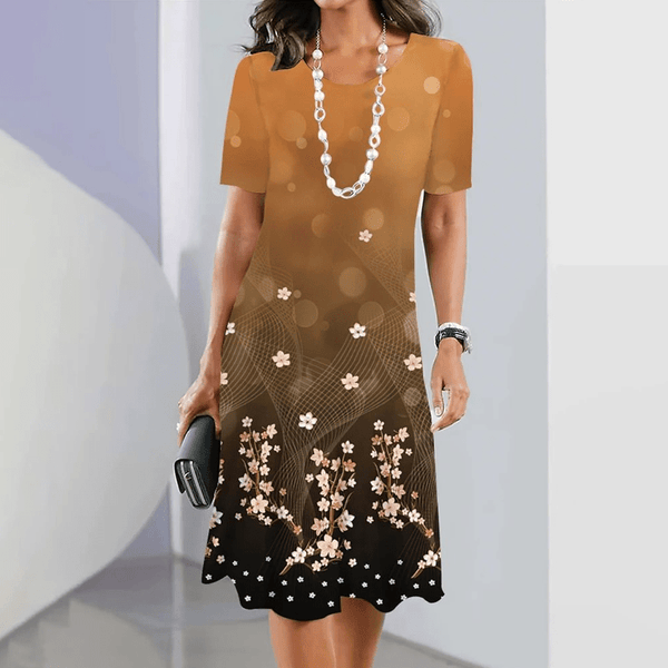 WOMEN'S FLORAL SUMMER MIDI DRESS