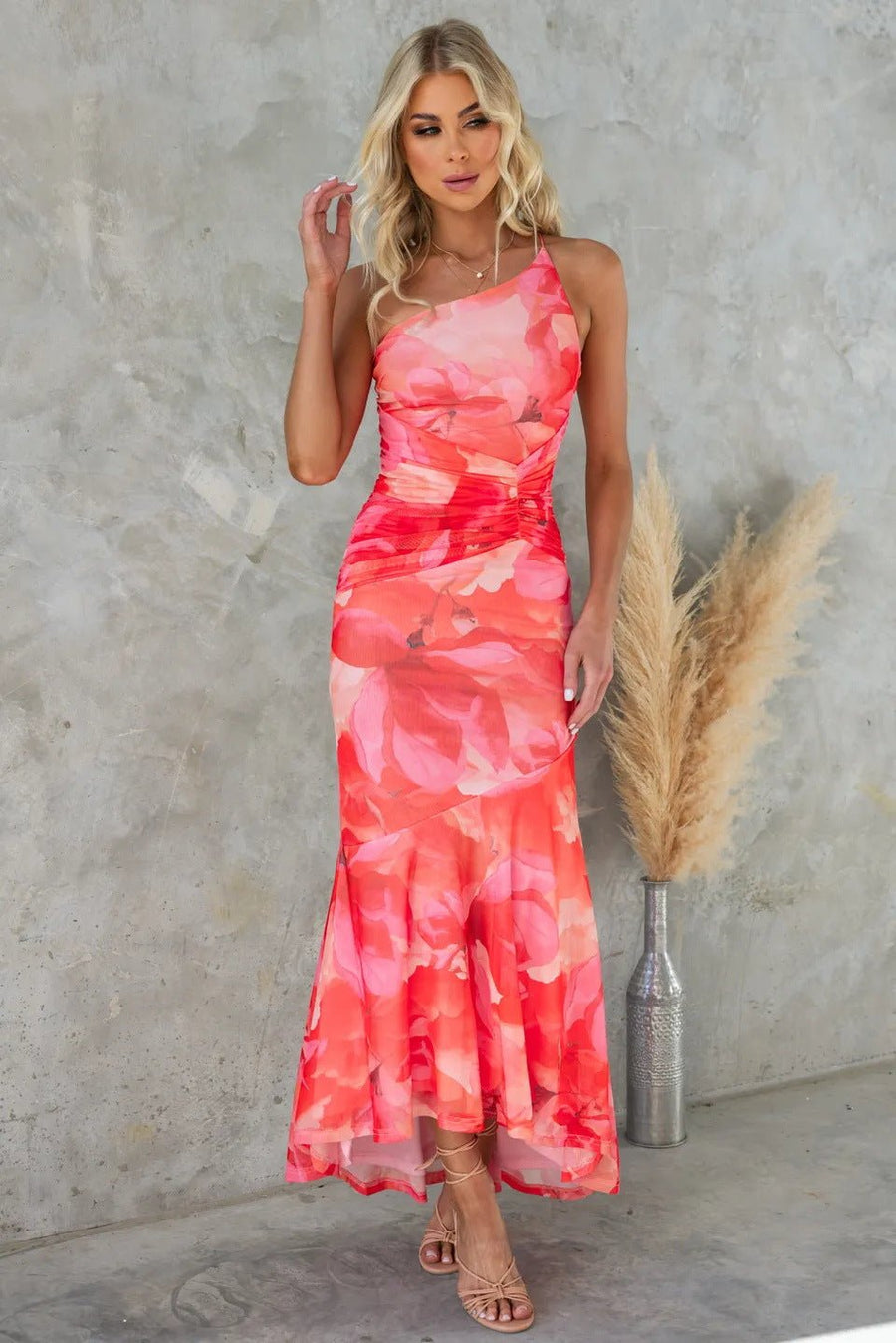 WOMEN'S FLORAL SUMMER MIDI DRESS - Zarino Newstyle