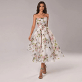 WOMEN'S FLORAL SUMMER MIDI DRESS - Zarino Newstyle