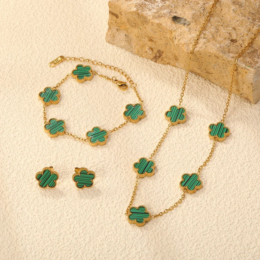 WOMEN'S FLOWER PENDANT JEWELRY SET - Zarino Newstyle