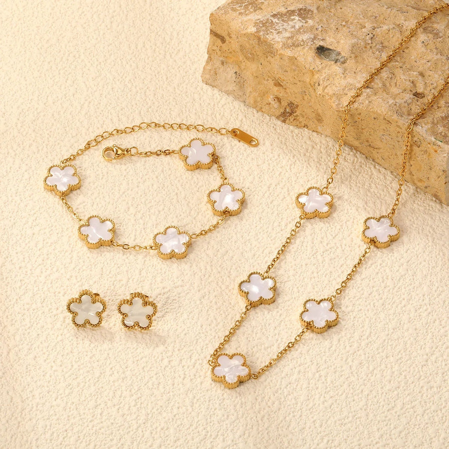WOMEN'S FLOWER PENDANT JEWELRY SET - Zarino Newstyle