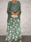 WOMEN'S FLOWING LAYERED KAFTAN SUMMER MAXI DRESS - Zarino Newstyle
