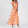 WOMEN'S GLAMOROUS FLORAL SUMMER MIDI DRESS - Zarino Newstyle