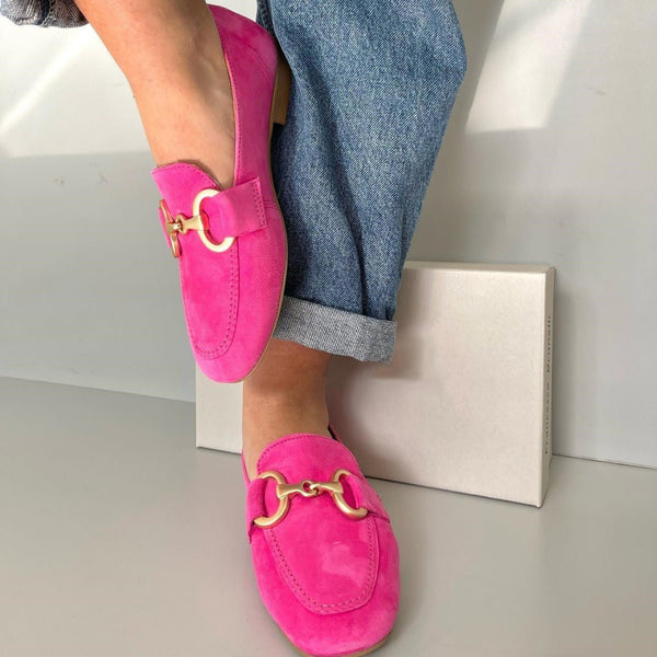 WOMEN'S GOLD TRIM SUMMER LOAFERS - Zarino Newstyle
