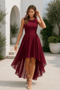 WOMEN'S HIGH - LOW ELEGANT SUMMER DRESS - Zarino Newstyle
