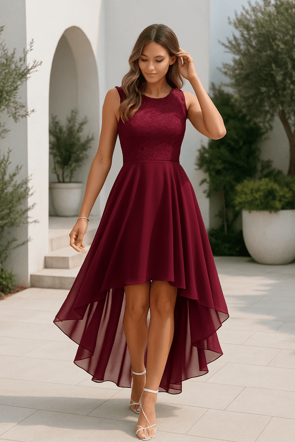 WOMEN'S HIGH-LOW ELEGANT SUMMER DRESS