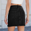 WOMEN'S HIGH RISE SUMMER DENIM MINI SKIRT - Zarino Newstyle