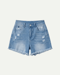 WOMEN'S HIGH WAIST SUMMER DENIM SHORTS - Zarino Newstyle