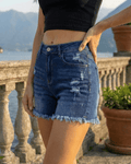 WOMEN'S HIGH WAIST SUMMER DENIM SHORTS - Zarino Newstyle