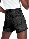 WOMEN'S HIGH WAIST SUMMER DENIM SKORT - Zarino Newstyle