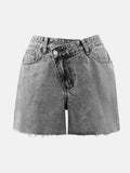 WOMEN'S HIGH WAIST SUMMER DENIM SKORT - Zarino Newstyle