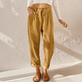 WOMEN'S HIGH WAIST WIDE LEG FLOWY SUMMER TROUSERS - Zarino Newstyle