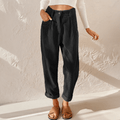 WOMEN'S HIGH WAIST WIDE LEG FLOWY SUMMER TROUSERS - Zarino Newstyle