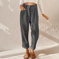 WOMEN'S HIGH WAIST WIDE LEG FLOWY SUMMER TROUSERS - Zarino Newstyle