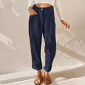 WOMEN'S HIGH WAIST WIDE LEG FLOWY SUMMER TROUSERS - Zarino Newstyle