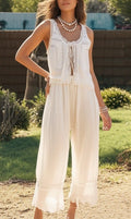 WOMEN'S LACE TRIM SUMMER TWO - PIECE SET - Zarino Newstyle