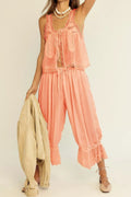 WOMEN'S LACE TRIM SUMMER TWO - PIECE SET - Zarino Newstyle