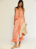 WOMEN'S LACE TRIM SUMMER TWO - PIECE SET - Zarino Newstyle