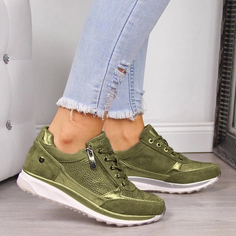 WOMEN'S LACE - UP ORTHOPEDIC WALKING SUMMER SNEAKERS - Zarino Newstyle