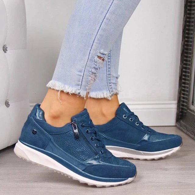 WOMEN'S LACE - UP ORTHOPEDIC WALKING SUMMER SNEAKERS - Zarino Newstyle