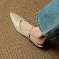 WOMEN'S LEATHER MULES - Zarino Newstyle
