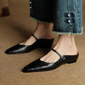 WOMEN'S LEATHER MULES - Zarino Newstyle