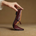 WOMEN'S LEATHER MULES - Zarino Newstyle