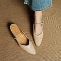 WOMEN'S LEATHER MULES - Zarino Newstyle